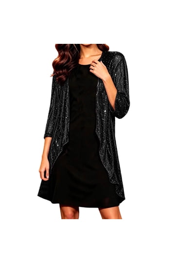 Long Black Cardigans for Women Dresses