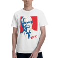 thumbnail image 1 of Kfc Logo Men'S Basic Short Sleeve T-Shirt Fashion White 3x-Large, 1 of 8
