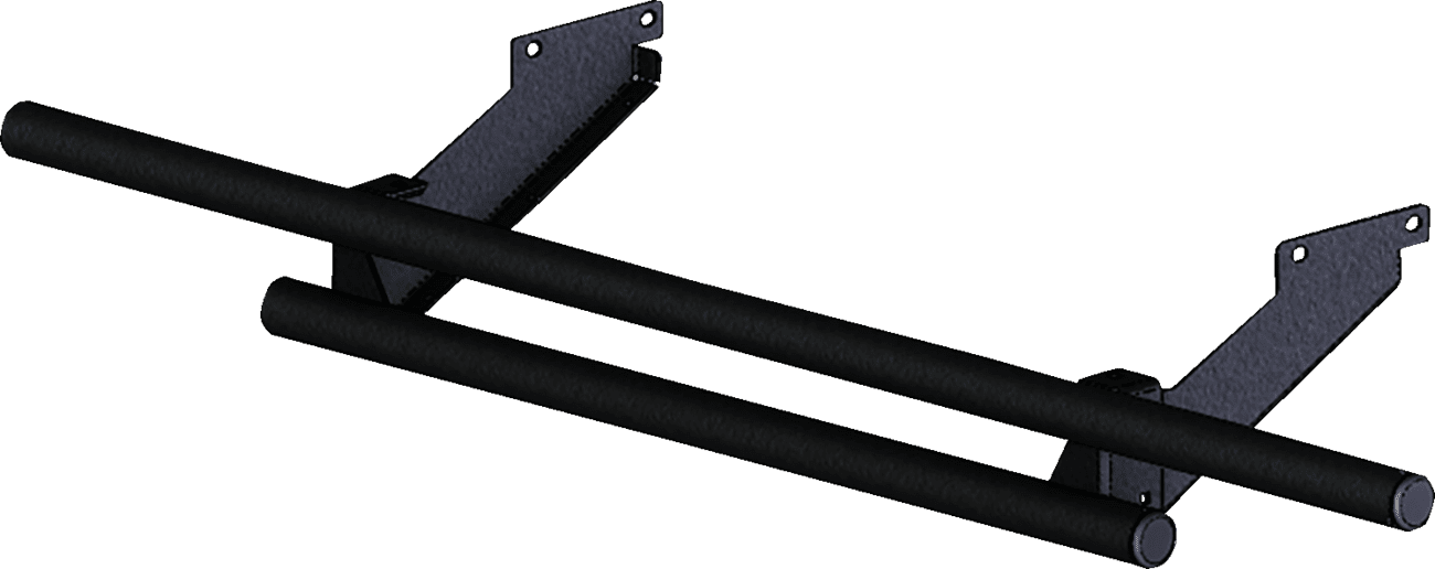 Kfi Products 101665, Automotive Front Bumper with Heavy Duty Material Black