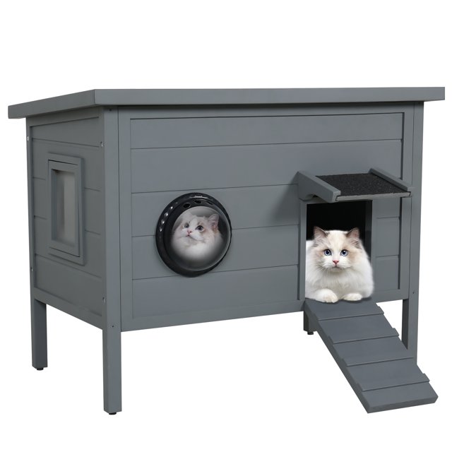 Outdoor Cat House with Insulation AllRound Foam Feral, Weatherproof