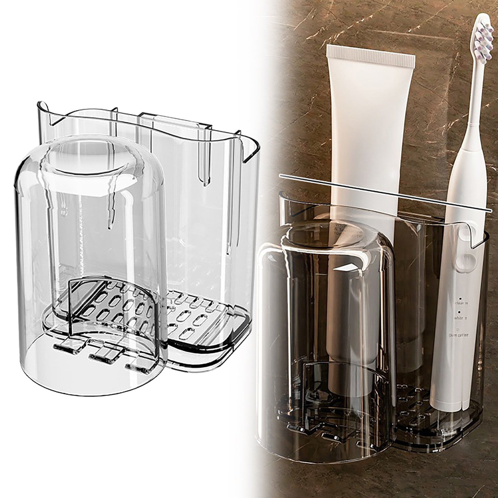 Kgfrsd Clearance Items! Corner Shelf Wall Mounted,Toothbrushes Tooth