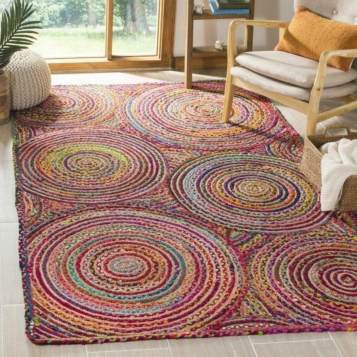 Kh Handloom Indian Handmade Braided Pure Cotton Area Rug Floor Carpet ...