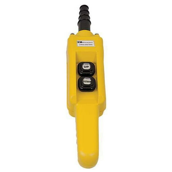 Kh Industries Pendant Station,2,Push Button,NO,Yellow CPE02-D00-000A