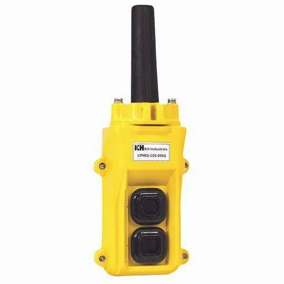 Kh Industries Pendant Station,2,Push Button,NO,Yellow CPH02-D00-000A