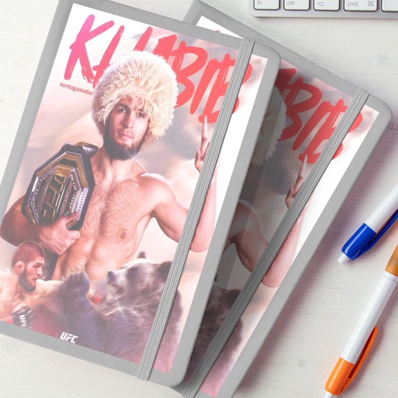 Khabib Nurmagomedov Custom Printed Notebook.