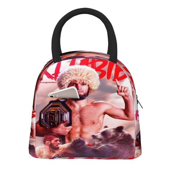 Khabib Nurmagomedov Large Insulated Meal Tote.