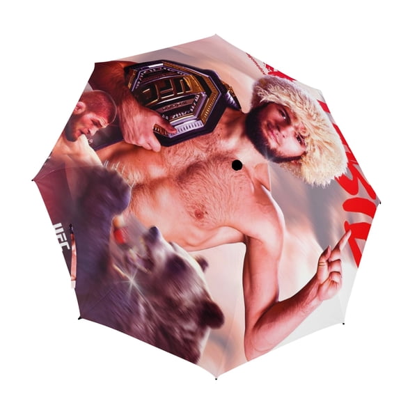 Khabib Nurmagomedov Semi-Automatic Foldable Umbrella.
