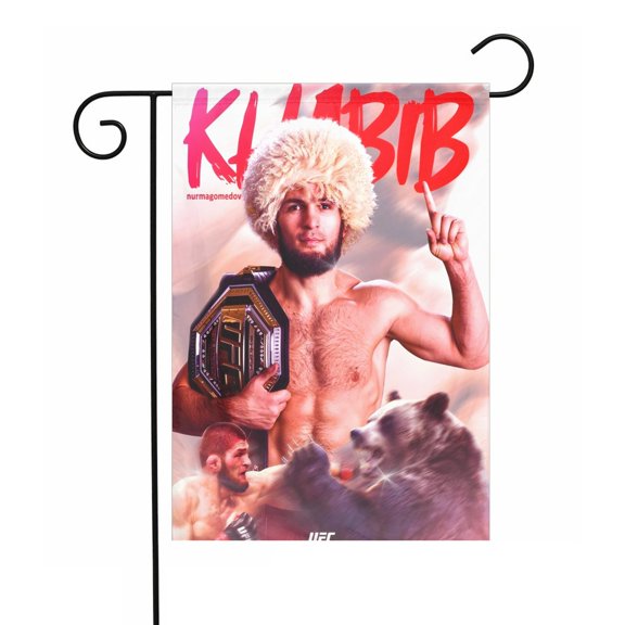 Khabib Nurmagomedov garden flag perfect for outdoor decoration28"x40"