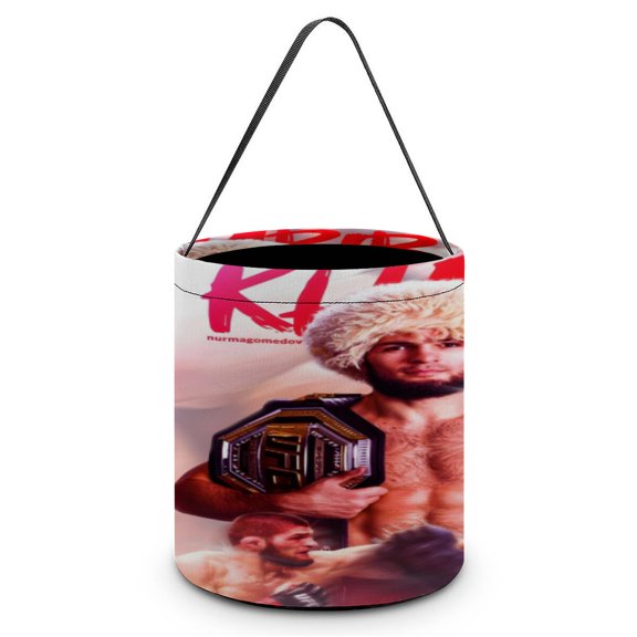 Khabib Nurmagomedov portable Candy Bagdurable,stylish patterns,spacious,comfortable handles,versatile.20x21cm7.9x8.3in