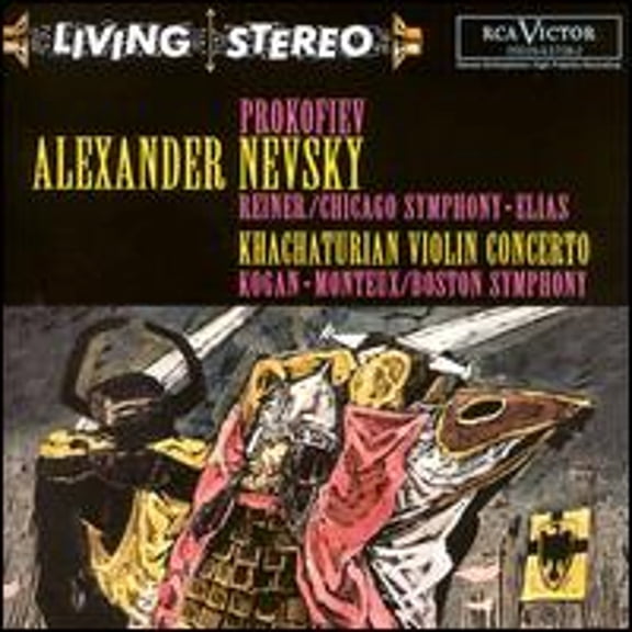 Pre-Owned Khachaturian: Concerto for violin in Dm; Prokofiev: Alexander Nevsky, Op. 78 (CD 0090266370825) by Leonid Kogan (violin), Rosalind Elias (mezzo-soprano), Chicago Symphony Chorus (choir, chorus)