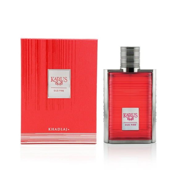 Karus Oud Fire Eau de Parfum Spray 100ml (3.4 oz) by Khadlaj Perfumes