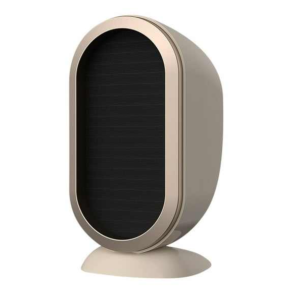 Khaki 1200W Ceramic Heater For Home Use With Thermostat Control And Compact Build Offering Efficient Warming And Safety Protections