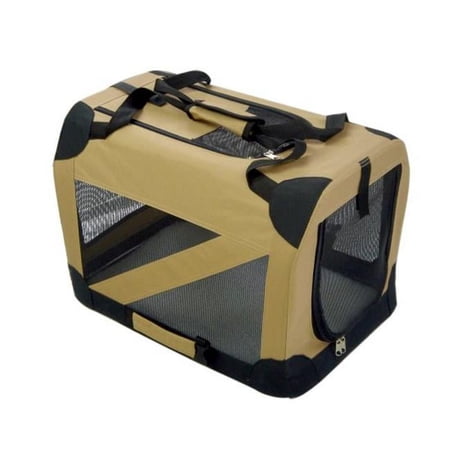 Khaki 360 Degrees Vista Folding Soft Crate - XS