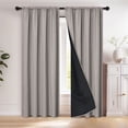 thumbnail image 1 of Khaki Blackout Curtains for Bedroom 80 Inch Length 2 Panels Set, Solid Thermal Insulated Energy Saving Rod Pocket Window Treatment Curtains Blackout Drapes, W40 x L80 Inch, Khaki, 1 of 6