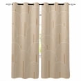 thumbnail image 1 of Khaki Boho Blackout Curtains for Bedroom/Living Room, Thermal Insulated Kitchen Curtains, Middle Century Modern Abstract Art Grommet Darkening Window Treatment Drapes 52"x72"x2, 1 of 8