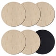 thumbnail image 1 of Khaki Boho Coasters Set of 6, Absorbent Coasters for Drinks, Middle Century Modern Abstract Art Coaster for Desk Coffee Table Protection, Home Decor House Warming Gifts 4", 1 of 8