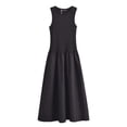thumbnail image 1 of Khaki Elegant Long Dresses 2025 Women's Spring Sleeveless Black Dresses Fashion Casual Party Y2k Dress Vestidos For Female, 1 of 8