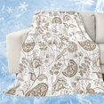 thumbnail image 1 of Khaki Farmhouse Cooling Blanket,Lightweight Breathable Summer Throw Blanket with Double Sided Cold Effect,Floral Floral Plant Leaf Vintage Spring Picnic Blankets Bed Sheet for Hot Sleepers 60"x80", 1 of 8