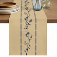 thumbnail image 1 of Khaki Flower Branch Table Runner 72 Inches, Spring Summer Farmhouse Botanical Bed Runner Dresser Scarves Tabletop for Indoor Outdoor Parties/Ceremony/Banquet, 18" x 72", 1 of 9