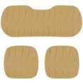 thumbnail image 1 of Khaki Full Size Car Seat Covers Winter Plush Front And Back Seat Set 3-Piece Warm And Soft Seat Protectors Khaki For Vehicles Suvs And Cars, 1 of 8