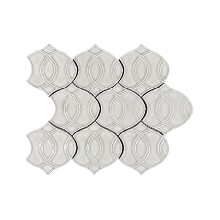 Khaki Handmade 14-in x 15-in Glazed Porcelain Mosaic Wall Tile(11.67-sq. ft/ Box)