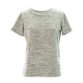 thumbnail image 1 of Khaki Heathered Knit Lightweight Top Size Small, 1 of 6