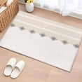 thumbnail image 1 of Khaki Linear Entryway Rug 2'x3' Minimalist Boho Cream Beige Stripes Farmhouse Small Area Rug Non-Slip Front Door Mat Washable Floor Carpet for Indoor Entrance Kitchen Bathroom, 1 of 9