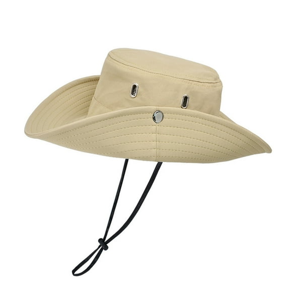 Khaki Men Summer Sun Protection Face Mask Neck Guard Hat Full Face Cover Breathable Uv Shield Upf50+ Outdoor Sports Khaki