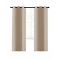 thumbnail image 1 of Khaki Ombre Blackout Curtains, Light Blocking Print Window Curtains, Modern Abstract Art Farmhouse Gradient Thermal Insulated Window Drapes for Living Room Kitchen Cafe 2 Panels, 84"W x 84"L, 1 of 9