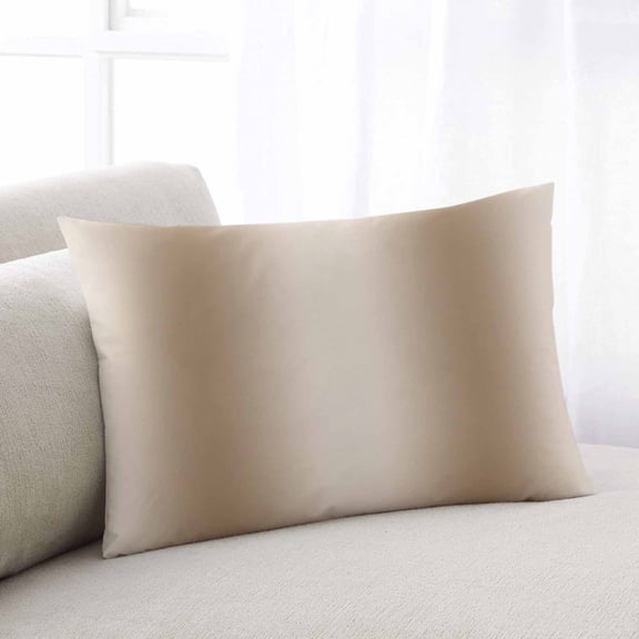 Khaki Ombre Throw Pillow Covers, Modern Abstract Art Farmhouse Gradient Soft Breathable Pillow Cases with Invisible Zipper for Sleeping, Queen Size Pillowcases for Couch Bed Sofa Chair 20x30 Inches