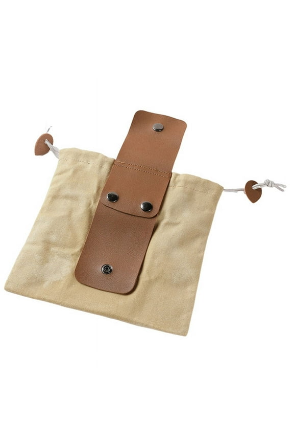 Khaki Outdoor Foraging Bag, Fruit Picking , Canvas Craft Jungle Storage Bag, Hiking,2 x canvas storage bag,Khaki