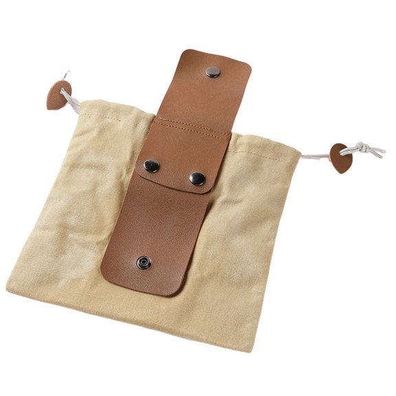 Khaki Outdoor Foraging Bag, Fruit Picking , Canvas Craft Jungle Storage Bag, Hiking