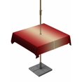 thumbnail image 1 of Khaki Red Black Ombre Outdoor Tablecloth with Umbrella Hole, Modern Abstract Art Gradient Spillproof Waterproof Outdoor Table Cover, Patio Tablecloths for Party/Garden/Picnic, Square 60"x60", 1 of 9