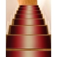 thumbnail image 1 of Khaki Red Black Ombre Stair Treads Non Slip Indoor for Wooden Steps, Modern Abstract Art Gradient 4 Pcs Stair Mats for Elders Dogs, 8 x 30 Inch Carpet Treads Runner Rugs for Staircase, 1 of 7