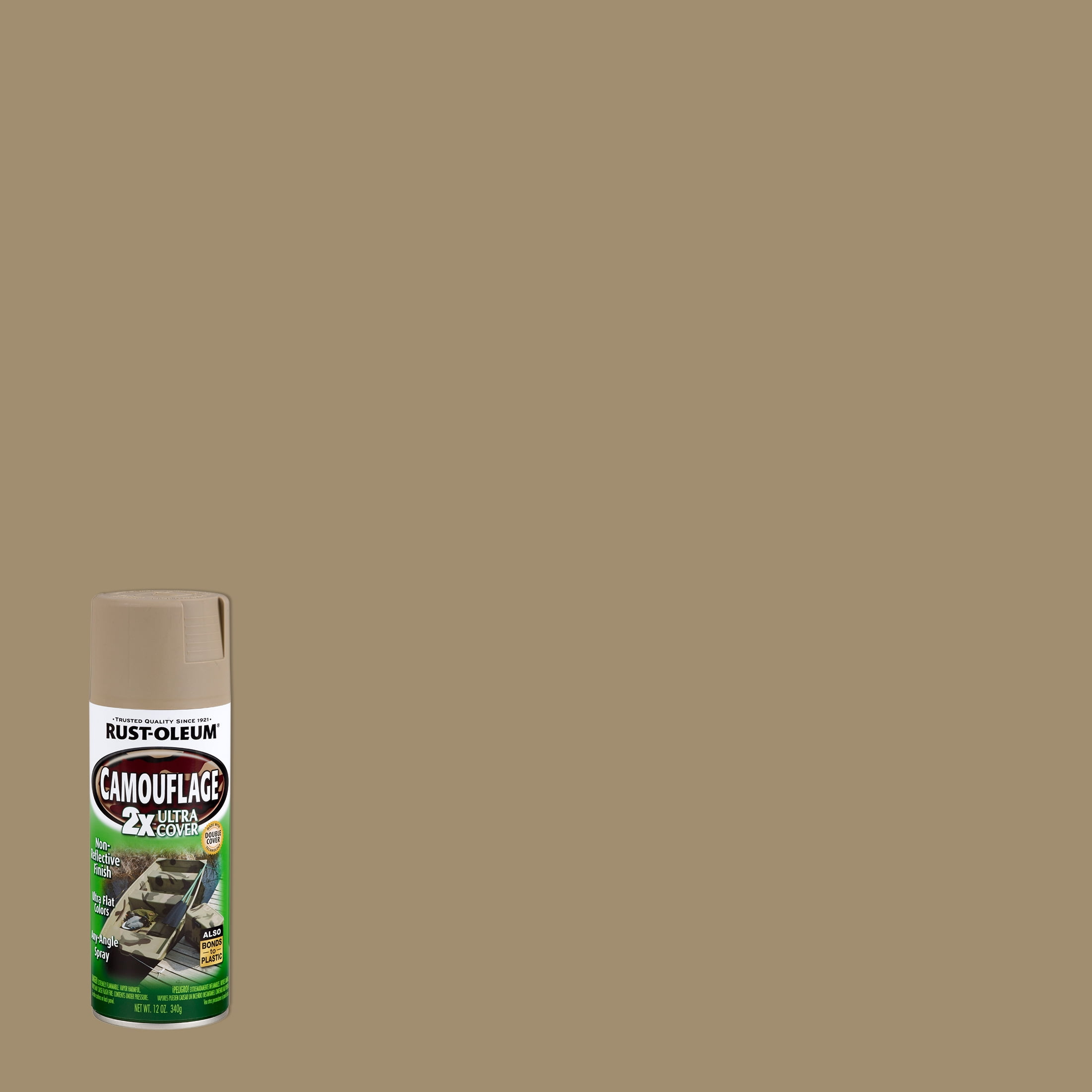 Rust-Oleum 279176 Specialty Camouflage Ultra Cover 2X Spray Paint,  12-Ounce, Army Green