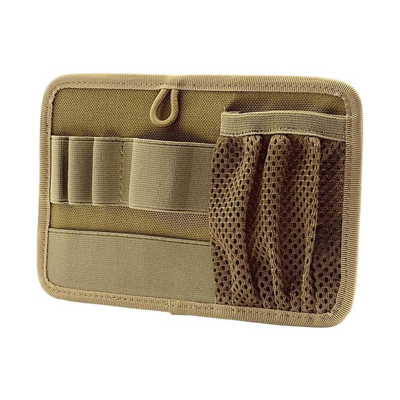 Khaki Patch Board, Molle Hook and Loop Patch Panel for Morale Patches, Badge Display Board for Backpack Vest Gear