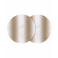 thumbnail image 1 of Khaki White Ombre Round 13 Inch Placemats Set of 2, Modern Abstract Art Farmhouse Gradient HeatResistant Non Slip Place Mats for Dining Table, Wipeable Braided Kitchen Table Mats for Housewarming, 1 of 9