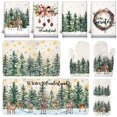 Kitche Setting Khaki Wonderland Kitchen Linen Set Towels Rugs Oven Mitts Pot Holders ...