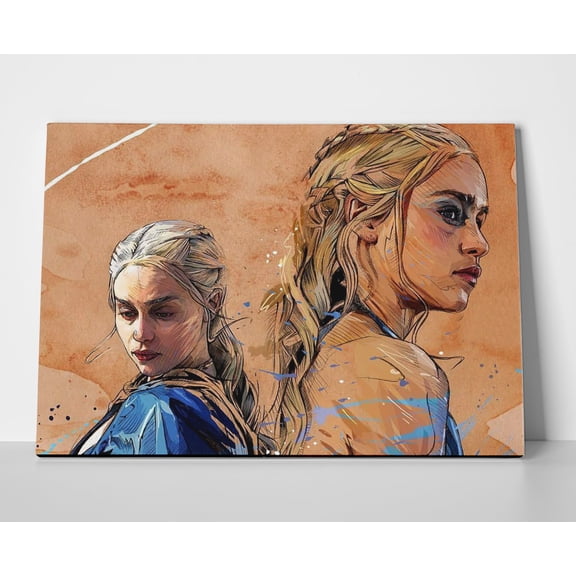Khaleesi Game of Thrones Wall Art Poster or Wrapped Canvas