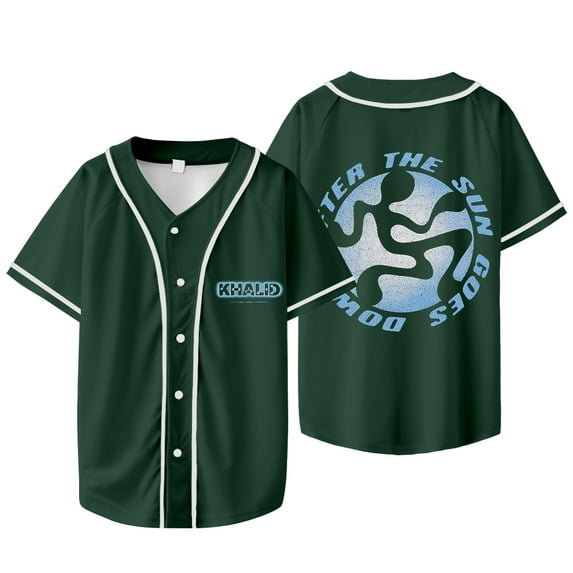 Khalid After The Sun Goes Down Baseball Jacket Tee Women Men V-neck Short Sleeve T-shirts