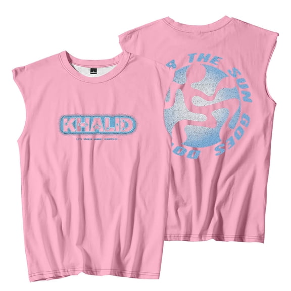 Khalid After The Sun Goes Down Merch Sleeveless T-Shirts Streetwear Tee Women Men HipHop Tank Tops