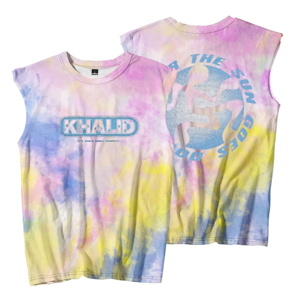 Khalid After The Sun Goes Down Merch Sleeveless T-Shirts Streetwear Tee Women Men HipHop Tank Tops