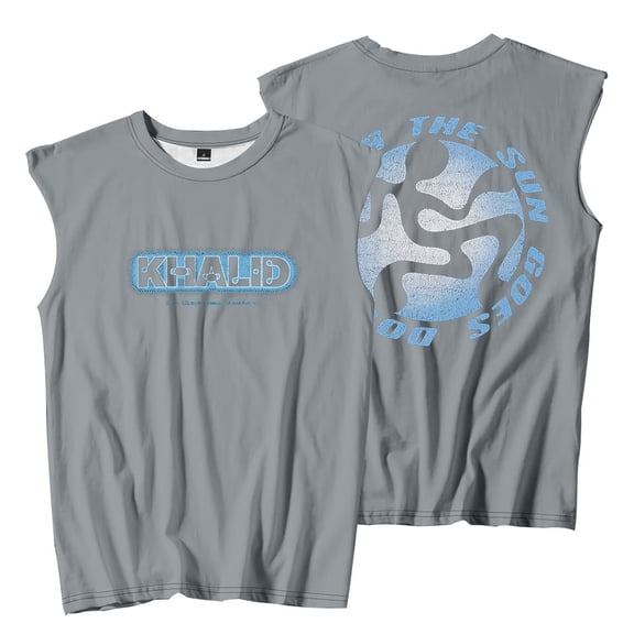 Khalid After The Sun Goes Down Merch Sleeveless T-Shirts Streetwear Tee Women Men HipHop Tank Tops