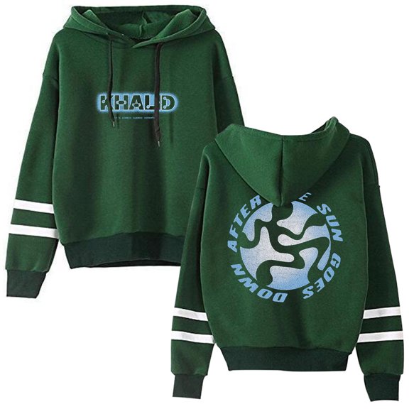 Khalid After The Sun Goes Down Pullover Hoodies Pocketless Parallel Bars Sleeve Streetwear