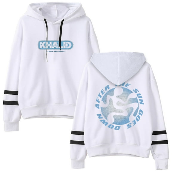 Khalid After The Sun Goes Down Pullover Hoodies Pocketless Parallel Bars Sleeve Streetwear