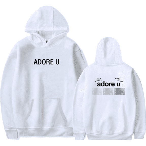 Khalid Merch Hoodie Sincere Adore U Hoodies Tracklist Long Sleeve For Fans Men Women Streetwear Pullover Clothes