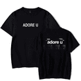 thumbnail image 1 of Khalid Merch T-Shirt Sincere Adore U T Shirts Tracklist Short Sleeve For Fans Men Women Top Tee Streetwear, 1 of 2