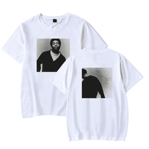 Khalid Merch T-Shirt Sincere Album Cover T Shirts Tracklist Short Sleeve For Fans Men Women Top Tee Streetwear