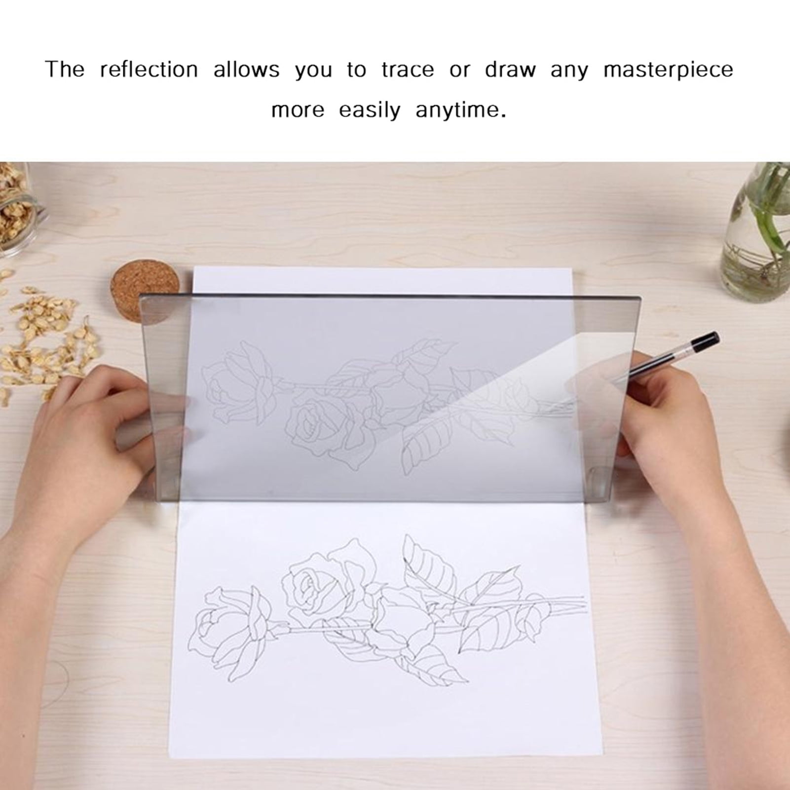 Optical Drawing Tracing Board Portable Sketching Painting Tool Animation  Copy Pad No Overlap Shadow Reflection Projector -based Toy for Children  Students Adults Artist 