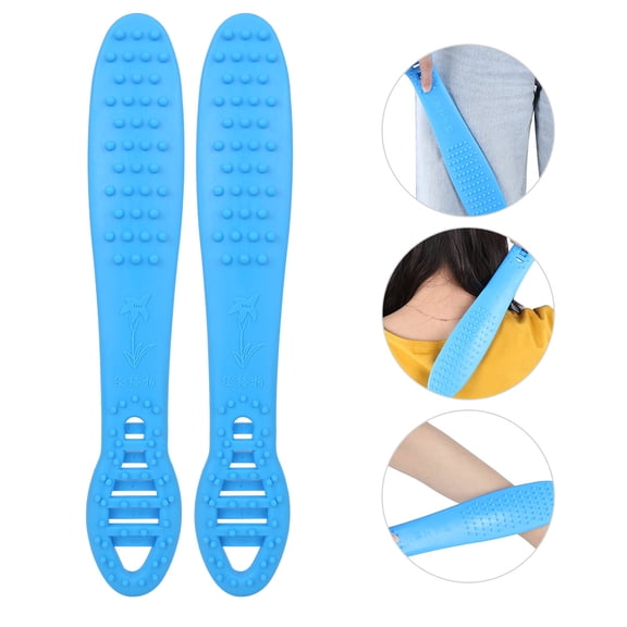 Khall Health Stick, Massager,2 Pcs Set Fitness Pat Rod Massage Hammer Back Health Stick Massager Board Hand Muscle Developer Body Care